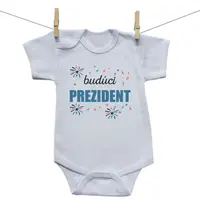 Boodyy Body s krátkym rukávom Budúci prezident 80 (9-12 mesiacov)