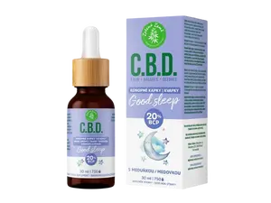 ZELENÁ ZEMĚ C.B.D. Konopné kvapky s BCP Good sleep 30 ml