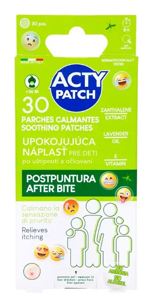 ActyPatch Upokojujúca náplasť pre deti po uštipnutí a očkovaní