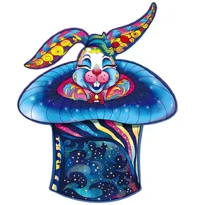 Drevené puzzle-Rabbit/S H21918