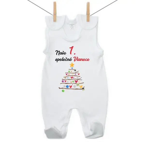 Boodyy Dupačky Naše 1. spoločné Vianoce 86 (12-18 mesiacov)