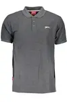 SLAZENGER SHORT SLEEVE POLO SHIRT MAN GRAY