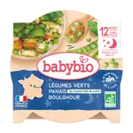 BABYBIO Zelená zelenina, paštrnák a boulgour