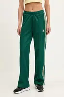 Tepláky adidas Originals Beckenbauer dámské, zelená barva, IT9867