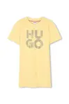 Dětské bavlněné šaty HUGO