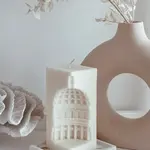 Dekorativní svíčka Temida Pantheon 305 g béžová barva