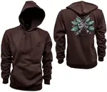 Gunki mikina chief brown hoody - l