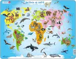 ZVÍŘATA VE SVĚTĚ 28 d. EDU deskové puzzle
