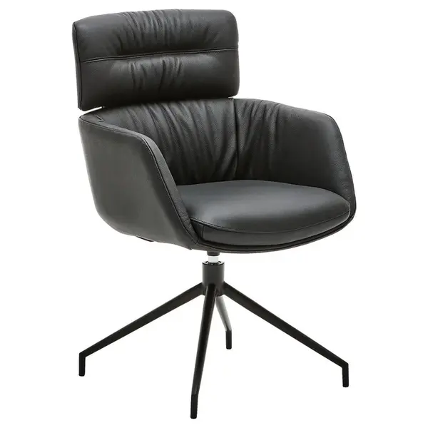 Dieter Knoll ŽIDLE S PODRUČKAMI, železo, černá