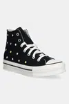 Dětské tenisky Converse Chuck Taylor All Star EVA Lift černá barva, A12609C