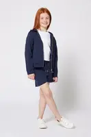 Dětské bavlněné šortky Michael Kors tmavomodrá barva, s aplikací, nastavitelný pas, R30337