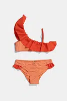 Dětské dvoudílné plavky United Colors of Benetton oranžová barva, 3L030K02O