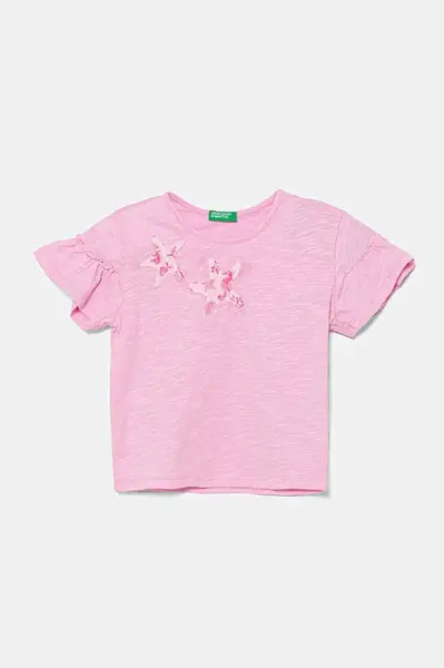 Dětské bavlněné tričko United Colors of Benetton