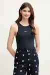 Top Pepe Jeans MARIAN tmavomodrá barva, PL506035