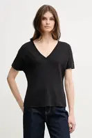 Tričko Tommy Hilfiger černá barva, WW0WW46114