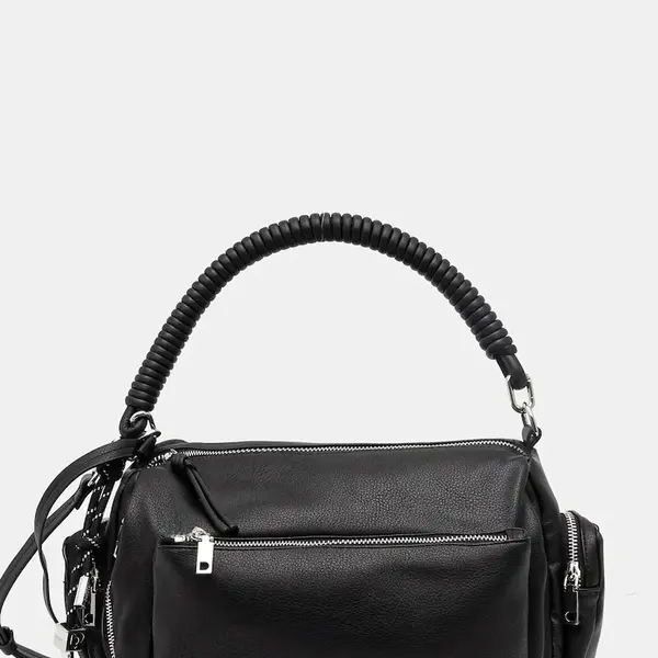 Kabelka Desigual HALF HABANA BLACK černá barva, 25SAXPBJ