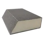 Brusná houbička, zkosená, 4 strany, různé zrnitosti - MAGG Zrnitost: P240