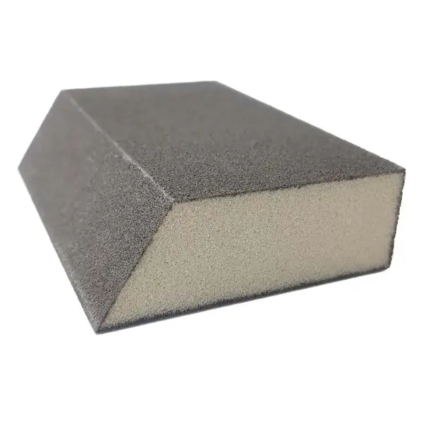 Brusná houbička, zkosená, 4 strany, různé zrnitosti - MAGG Zrnitost: P240