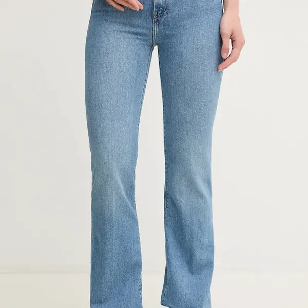 Džíny Tommy Hilfiger dámské, medium waist, WW0WW44346