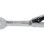 BGS Technic BGS 30713 Očkoplochý klíč 13 mm s ráčnou, extra krátký