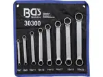 BGS Technic BGS 30300 Oboustranné očkové klíče 8 ÷ 22 mm, extra ploché. Sada 8 dílů v tašc