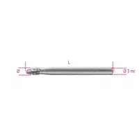 Beta tools Rotační pilník z tvrdokovu, 426MD-3/OV3