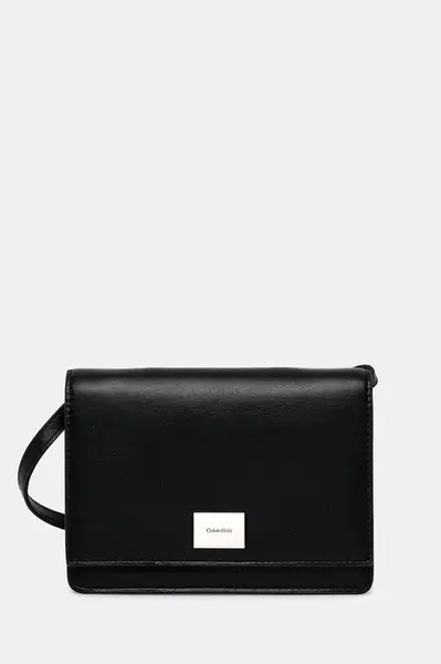 Kabelka Calvin Klein černá barva, K60K612967