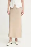 Lněná sukně Samsoe Samsoe SAAGNETA