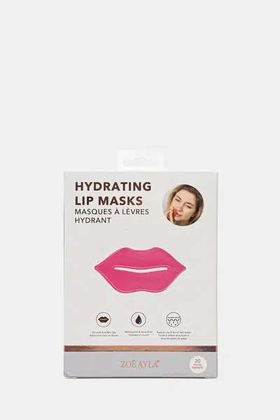 Maska na rty Zoë Ayla Hydrating Lip Mask 20-pack růžová barva
