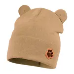 Dětská bavlněná čepice Jamiks BARRIGO hnědá barva, z tenké pleteniny, JWH058