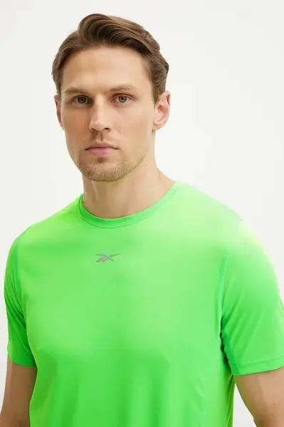 Běžecké tričko Reebok zelená barva, 100222456