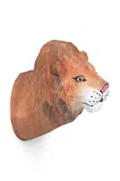 Nástěnný věšák ferm LIVING Lion oranžová barva