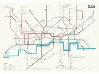 Mapa na zeď - Londýn, A2