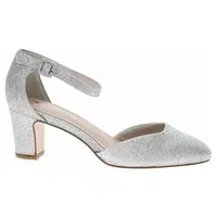 Tamaris dámská společenská obuv 1-24432-41 silver glam 41