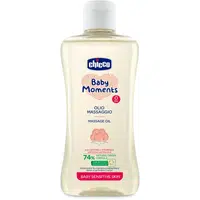 Chicco Baby Moments Sensitive masážní olej 200 ml