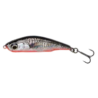 Savage gear wobler 3d sticklebait pencil sinking black red - 7,5 cm 17 g