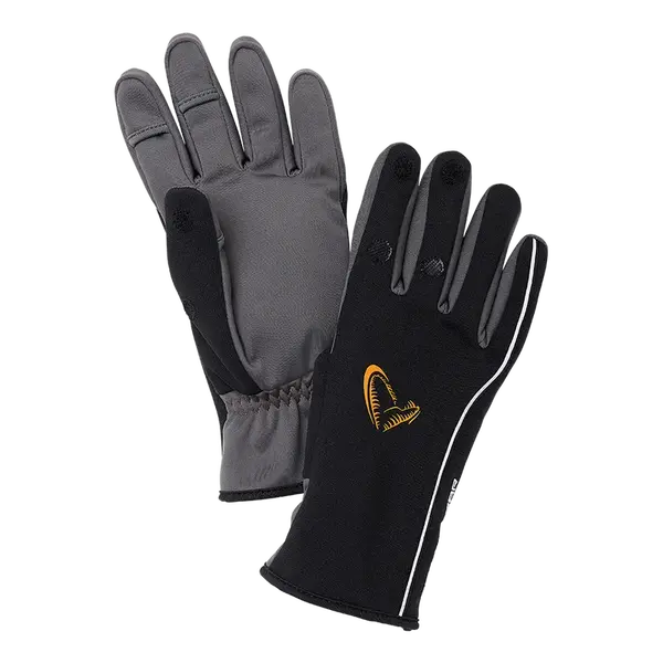 Savage gear rukavice softshell winter glove black - l