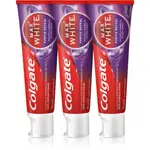 Colgate Max White Purple Reveal osvěžující zubní pasta 3x75 ml