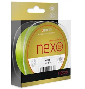 Delphin splétaná šňůrka nexo 8 fluo zelená - průměr 0,25 mm / nosnost 41,6 lb / návin 300 m