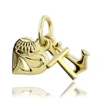 Soliter Zlatý přívěsek láska, víra, naděje 745 242 001 00077 0000000