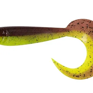Fox rage gumová nástraha  pro grub green pumpkini uv - 23 cm
