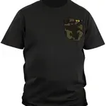 Avid carp tričko cargo t shirt black - xxl