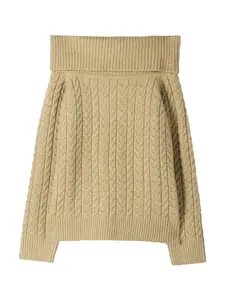 Bershka Sveter  béžová