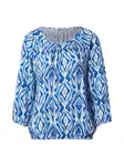 ZABAIONE Blúzka 'An44dorra'  modrá / svetlomodrá / biela