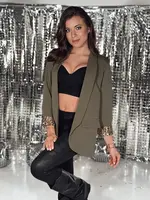 Dámská marynarka LEKONIK, olivová