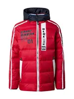 CAMP DAVID Zimná bunda  námornícka modrá / krvavo červená / čierna / biela