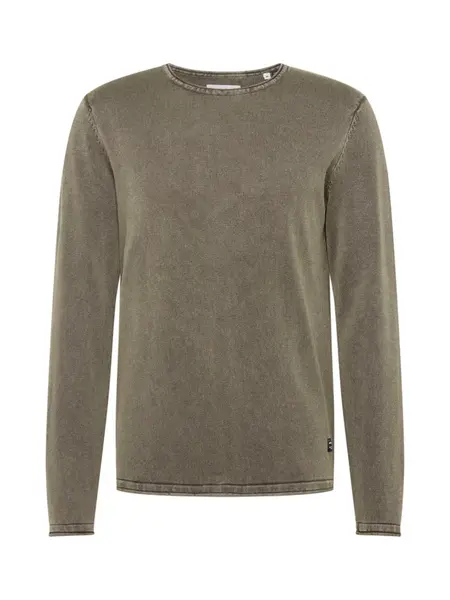JACK & JONES Sveter 'Leo'  olivová
