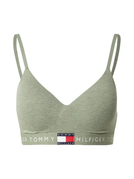 Tommy Hilfiger Underwear Podprsenka 'Heritage'  svetlozelená / biela