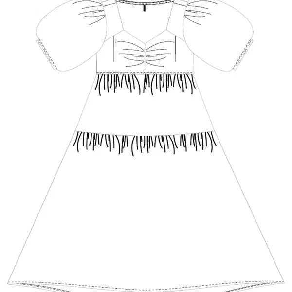 DÁMSKÉ ŠATY L-SU-4066 BÍLÉ