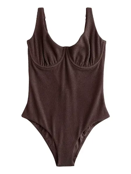 Next Jednodielne plavky  čokoládová